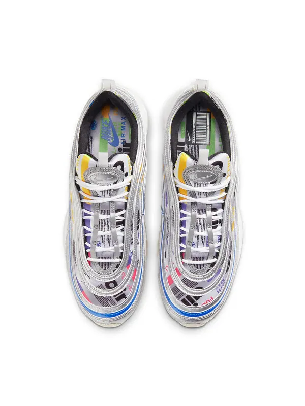 Кроссовки air max 97 se Nike — изображение 4 из 4, серебряный