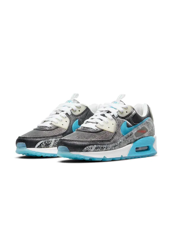 Кроссовки air max 90 se Nike — изображение 3 из 4, серый/синий/белый