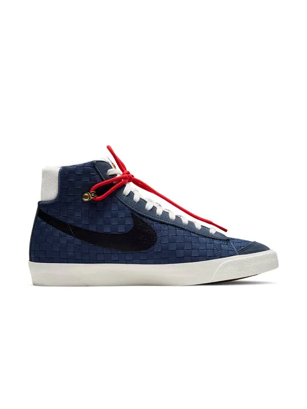 Кроссовки blazer mid '77 vintage 'sashiko' Nike — изображение 2 из 4, синий