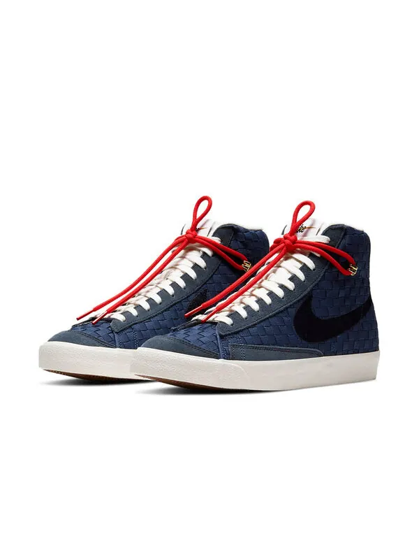 Кроссовки blazer mid '77 vintage 'sashiko' Nike — изображение 3 из 4, синий