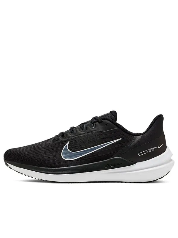 Кроссовки Air Winflo 9 Nike — изображение 1 из 4, черный/белый/серый