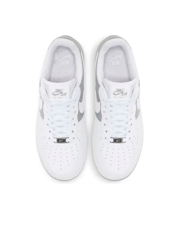 Кроссовки air force 1 '07 'white metallic silver' Nike — изображение 4 из 4, белый/серебристый