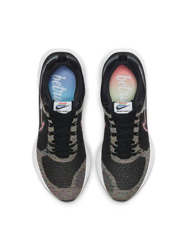 Кроссовки react infinity run flyknit 2 Nike — изображение 4 из 4, черный/мульти