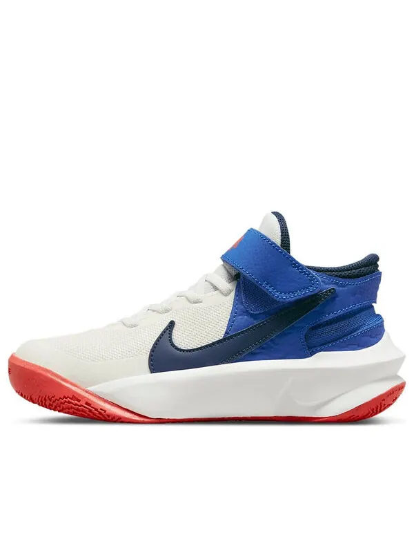 Кроссовки команда hustle d10 flyease Nike — изображение 1 из 4, белый/синий