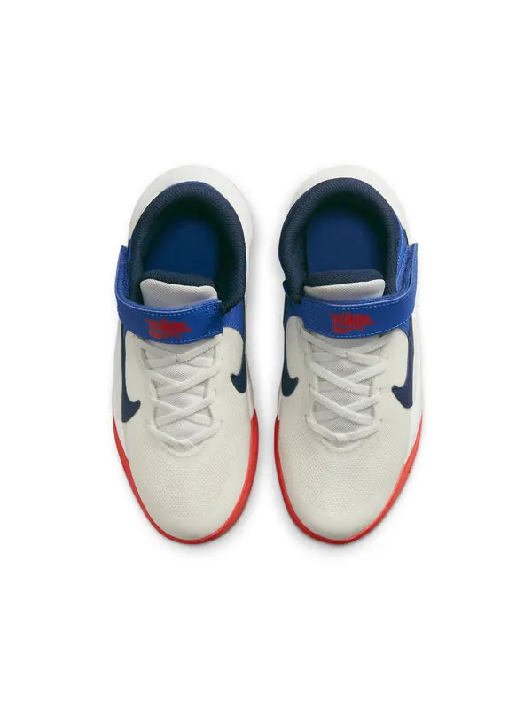 Кроссовки команда hustle d10 flyease Nike — изображение 4 из 4, белый/синий
