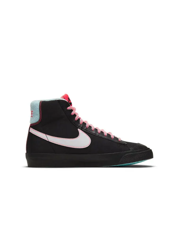 Кроссовки blazer mid '77 'black atomic pink' Nike — изображение 2 из 4, черный/розовый/синий