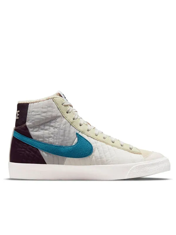 Кроссовки blazer mid '77 premium 'toasty' Nike — изображение 2 из 4, зеленый/синий/коричневый