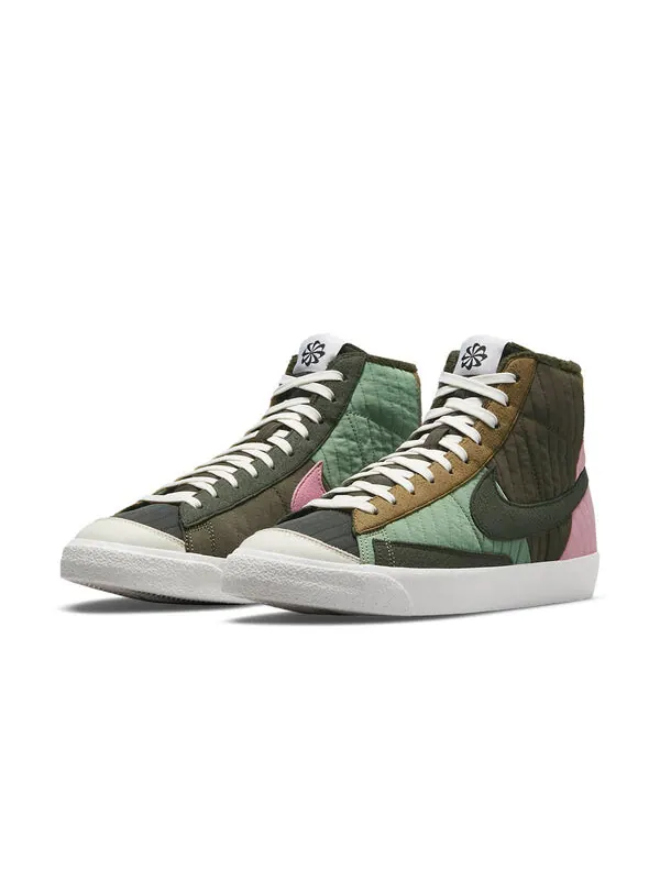 Кроссовки blazer mid '77 premium 'toasty - sequoia' Nike — изображение 3 из 4, оливковый/коричневый