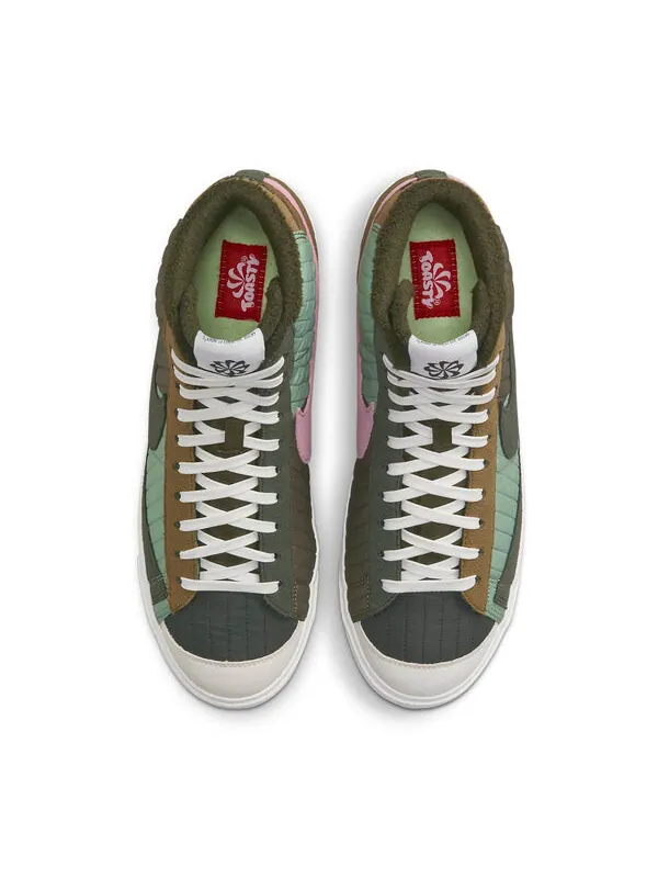 Кроссовки blazer mid '77 premium 'toasty - sequoia' Nike — изображение 4 из 4, оливковый/коричневый