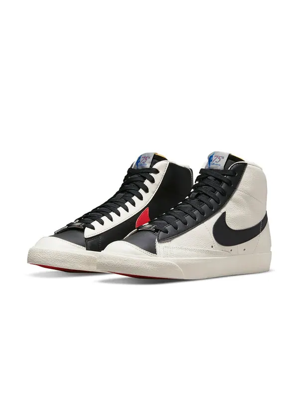 Кроссовки nba x blazer mid '77 emb '75th anniversary - trail blazers' Nike — изображение 3 из 4, черный/красный