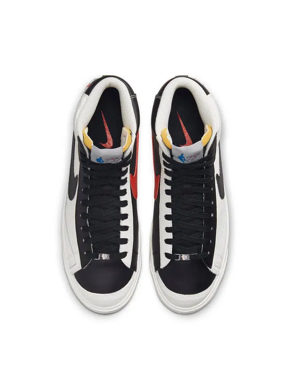 Кроссовки nba x blazer mid '77 emb '75th anniversary - trail blazers' Nike — изображение 4 из 4, черный/красный
