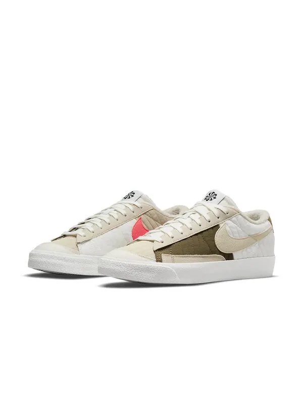 Кроссовки blazer low '77 premium 'toasty - brown kelp' Nike — изображение 3 из 4, коричневый/оранжевый