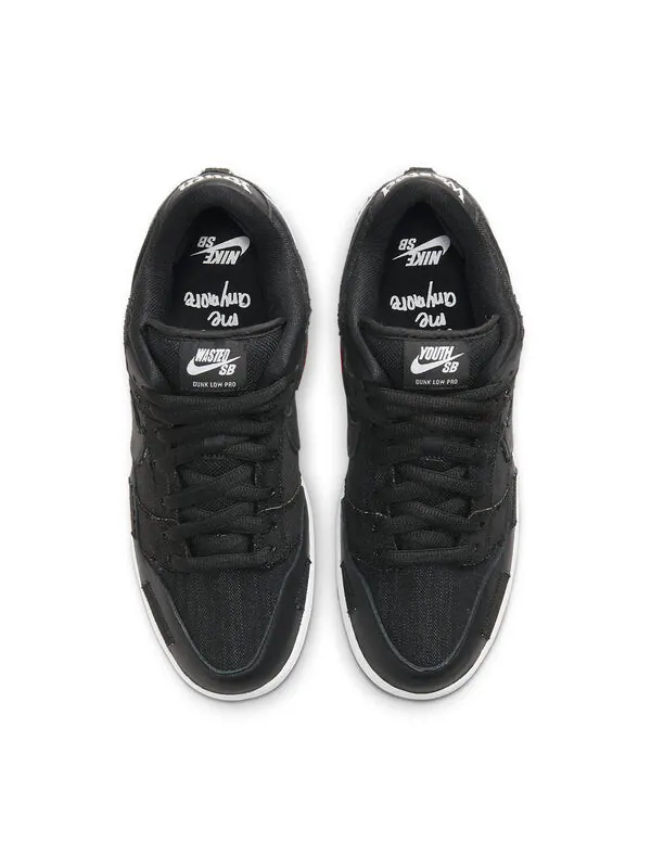 Кроссовки x wasted youth sb dunk low Nike — изображение 4 из 4, черный