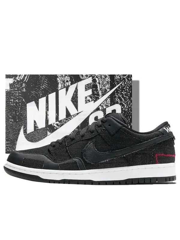 Кроссовки sb dunk low x Nike — изображение 1 из 4, черный/белый
