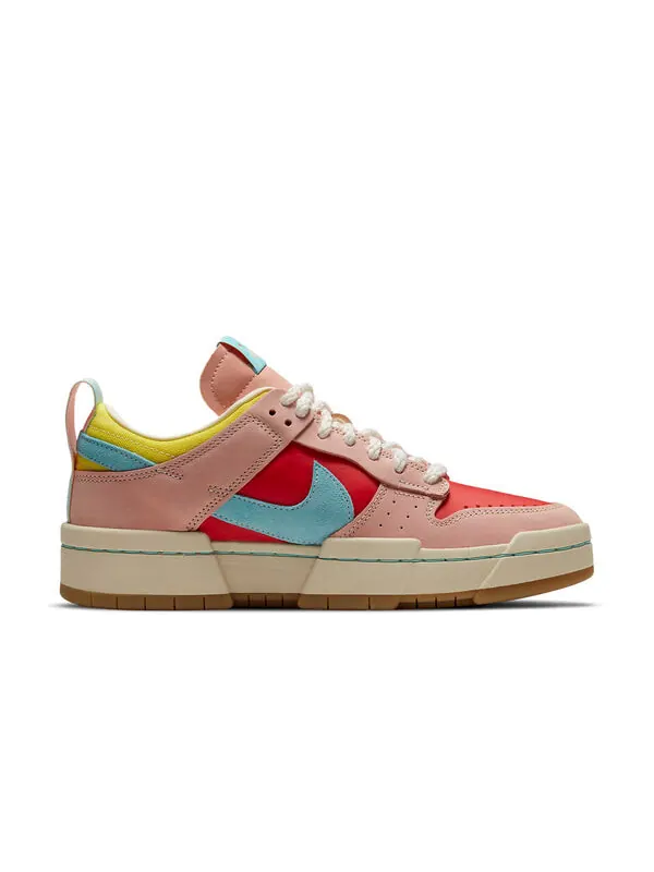 Кроссовки dunk low destroy Nike — изображение 2 из 4, розовый/красный/синий
