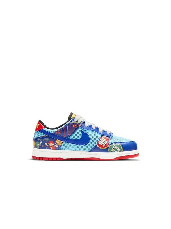 Кроссовки данк лоу Nike — изображение 2 из 4, синий/красный