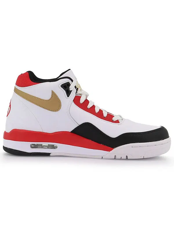 Кроссовки flight legacy shoes золотые красные Nike — изображение 2 из 4, белый/золотистый/красный