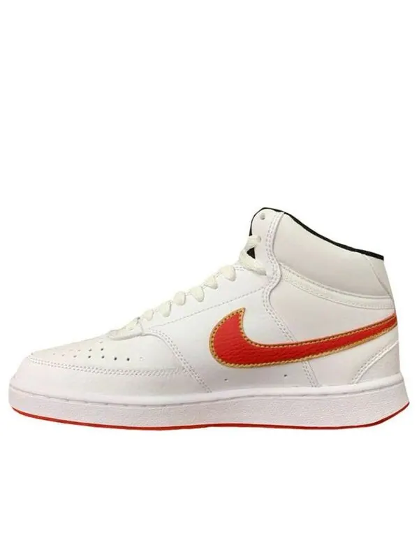Кроссовки Court Vision Mid красные Nike — изображение 1 из 4, белый/красный