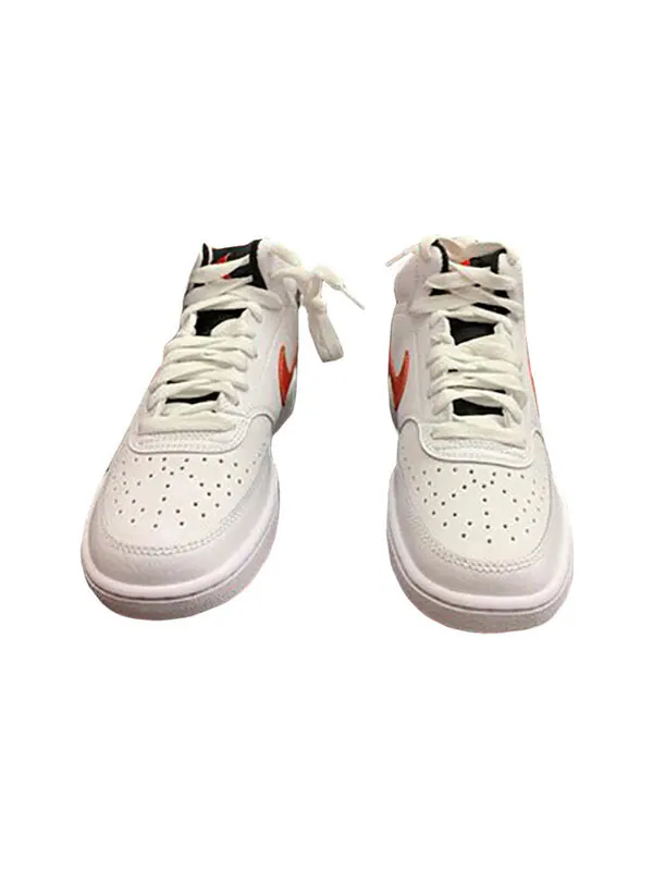Кроссовки Court Vision Mid красные Nike — изображение 3 из 4, белый/красный
