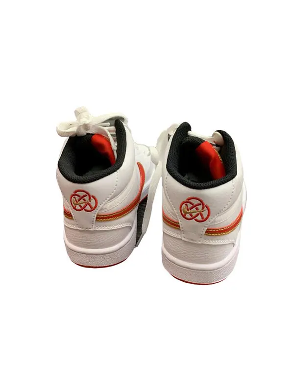 Кроссовки Court Vision Mid красные Nike — изображение 4 из 4, белый/красный