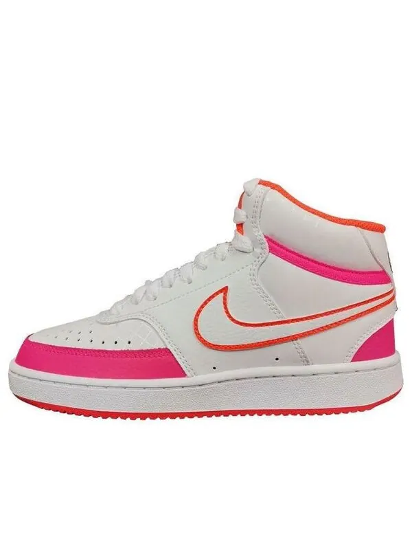 Кроссовки Court Vision Mid для белых розовых Nike — изображение 1 из 4, белый/розовый