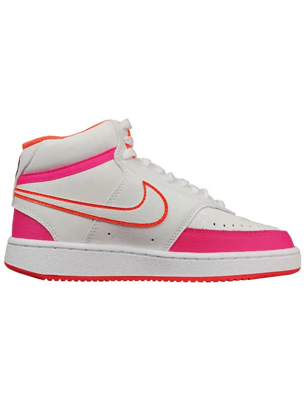 Кроссовки Court Vision Mid для белых розовых Nike — изображение 2 из 4, белый/розовый