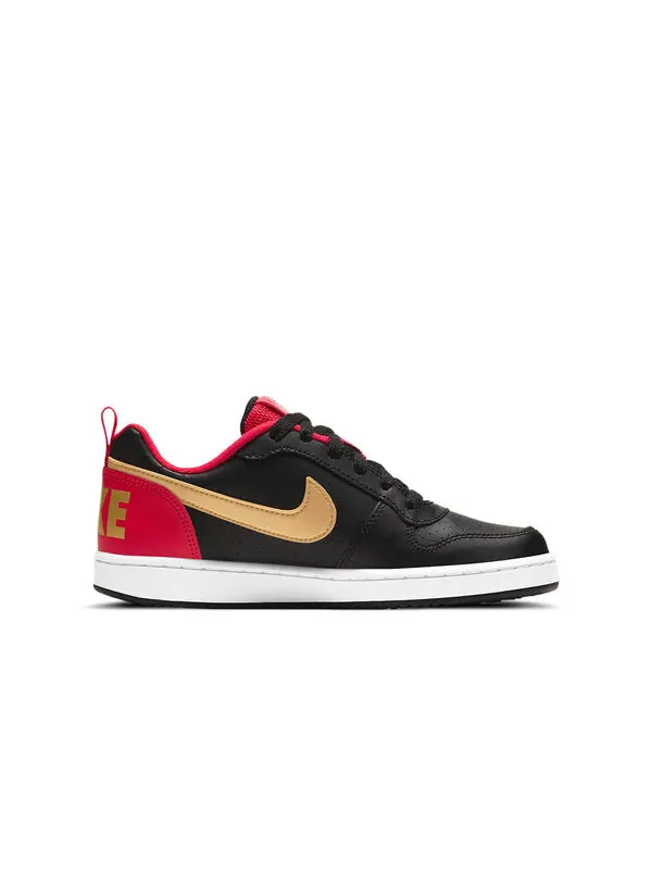 Кроссовки Court Borough Low Nike — изображение 2 из 4, черный//белый/красный
