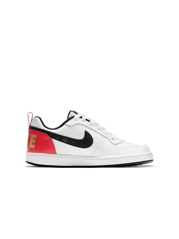 Кроссовки Court Borough Low Nike — изображение 2 из 4, черный/белый/красный