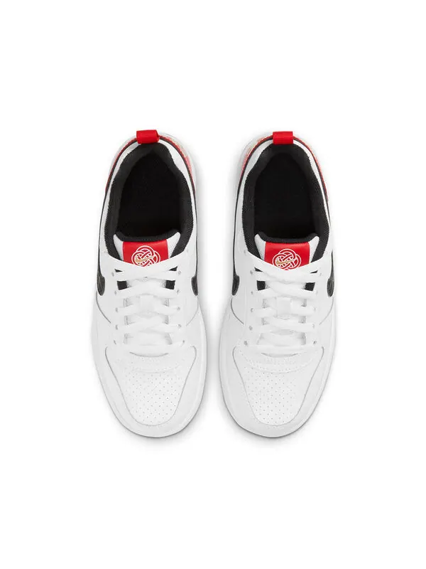 Кроссовки Court Borough Low Nike — изображение 4 из 4, черный/белый/красный