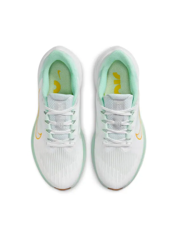 Кроссовки Air Winflo 9 Nike — изображение 4 из 4, белый/зеленый