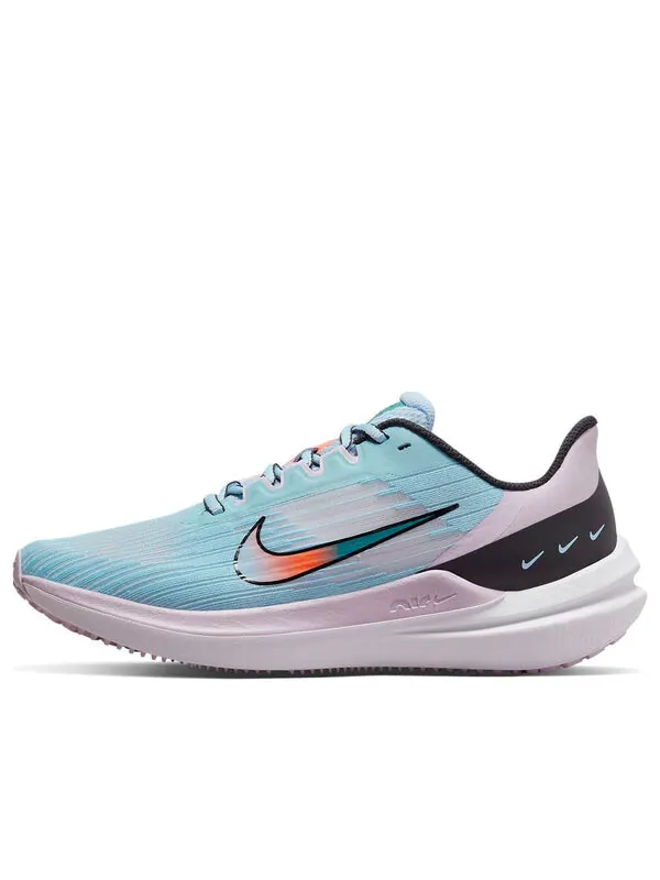 Кроссовки air winflo 9 low top розовые Nike — изображение 1 из 4, синий/розовый