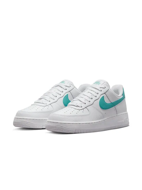 Кроссовки air force 1 '07 'white washed teal' Nike — изображение 3 из 4, белый/зеленый