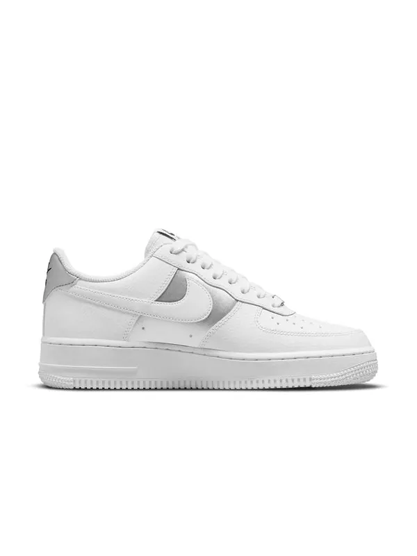 Кроссовки air force 1 '07 'white silver' Nike — изображение 2 из 4, белый/серебристый