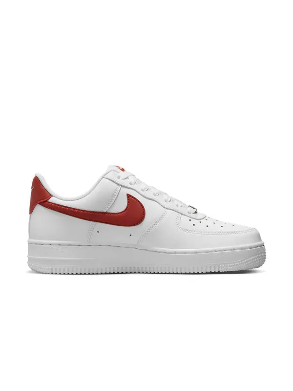 Кроссовки air force 1 низкие Nike — изображение 2 из 4, белый//оранжевый