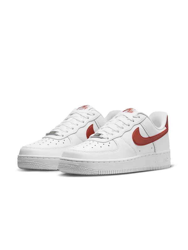Кроссовки air force 1 низкие Nike — изображение 3 из 4, белый//оранжевый