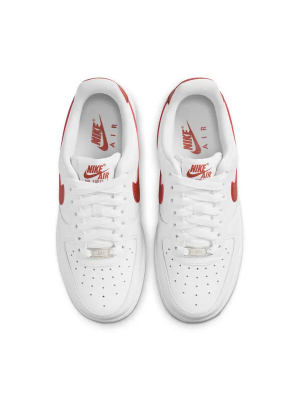 Кроссовки air force 1 низкие Nike — изображение 4 из 4, белый//оранжевый