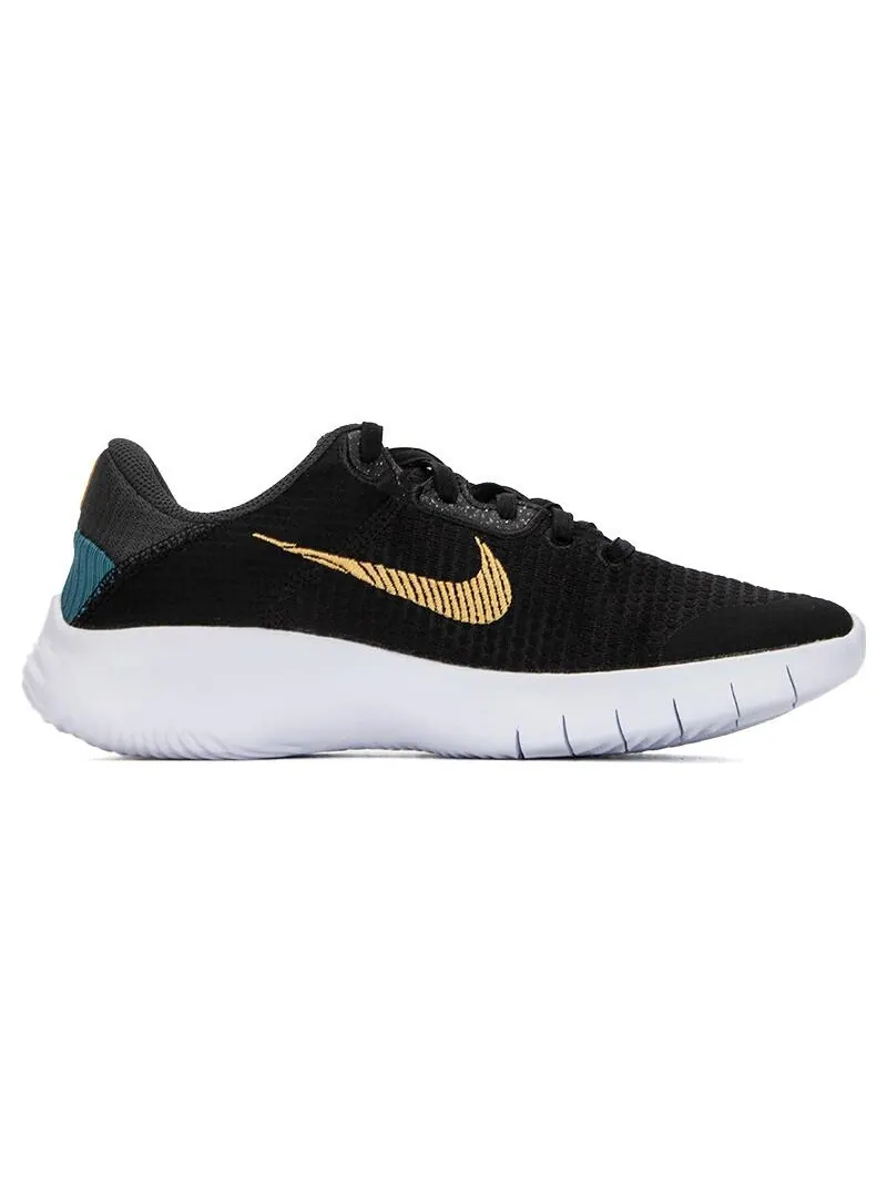 Кроссовки Nike Flex Experience Run 11 — изображение 2 из 5, черный/золотой/белый