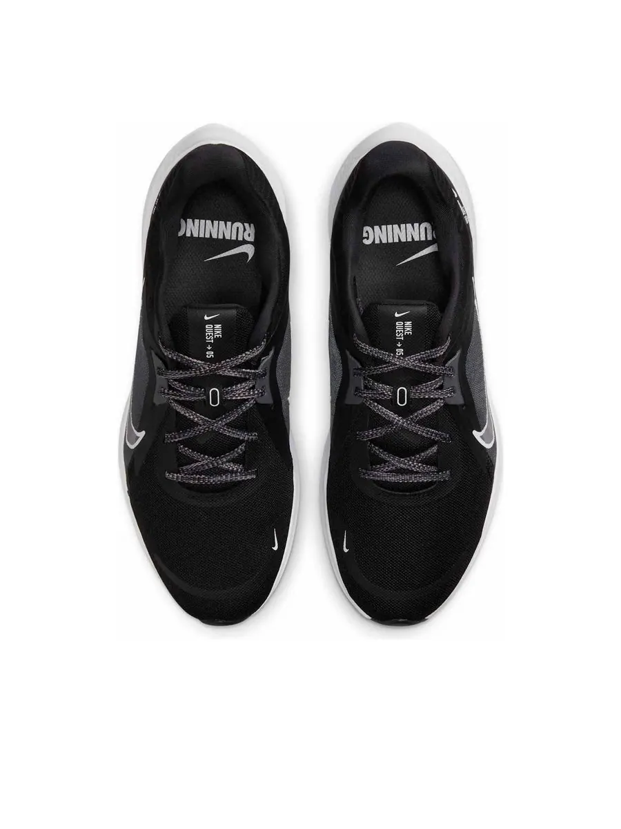 Кроссовки (WMNS) Nike Quest 5 'Black White' — изображение 4 из 6, черный