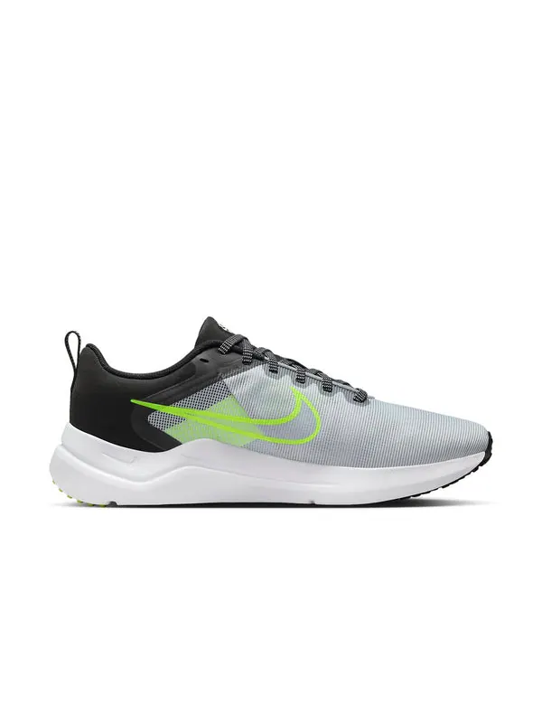 Кроссовки downshifter 12 'wolf grey volt' Nike — изображение 2 из 4, серый/черный//белый