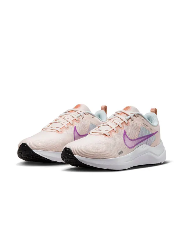 Кроссовки downshifter 12 'guava ice rush fuchsia' Nike — изображение 3 из 4, платиновый/коричневый