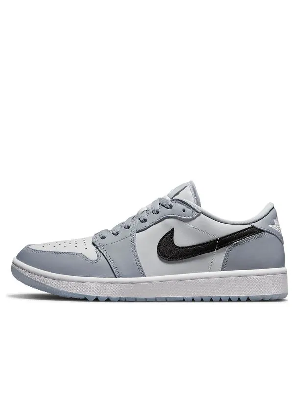 Кроссовки 1 low golf 'wolf grey' Air Jordan — изображение 1 из 4, серый/черный//белый