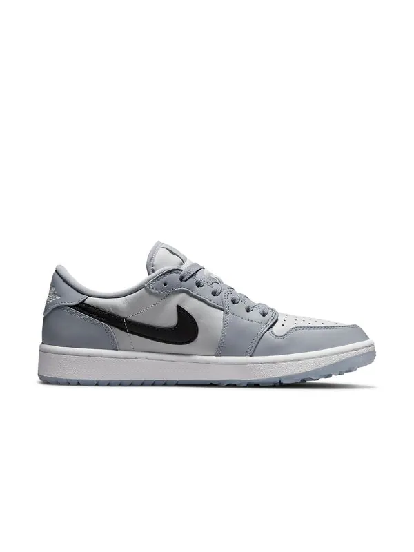 Кроссовки 1 low golf 'wolf grey' Air Jordan — изображение 2 из 4, серый/черный//белый