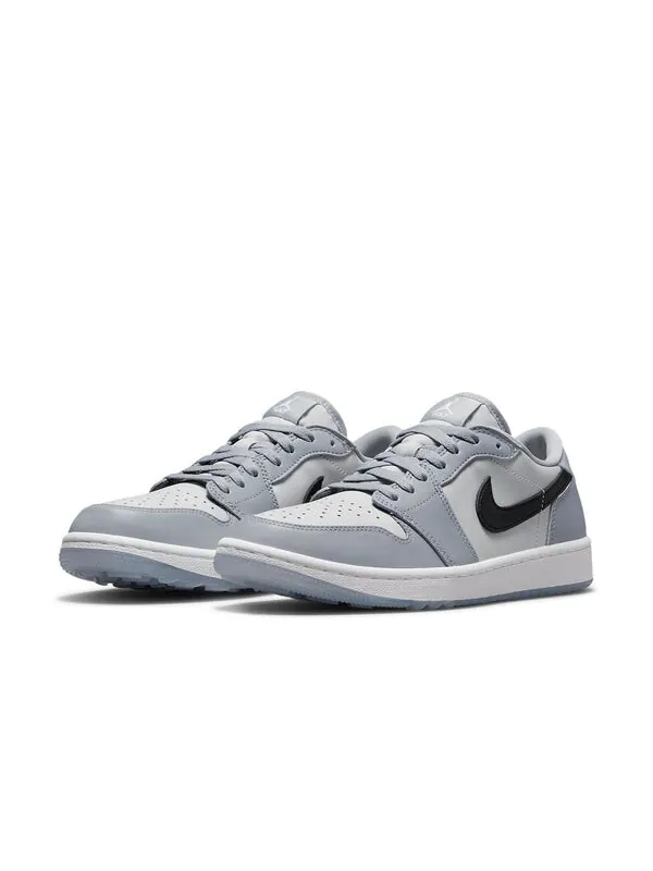 Кроссовки 1 low golf 'wolf grey' Air Jordan — изображение 3 из 4, серый/черный//белый