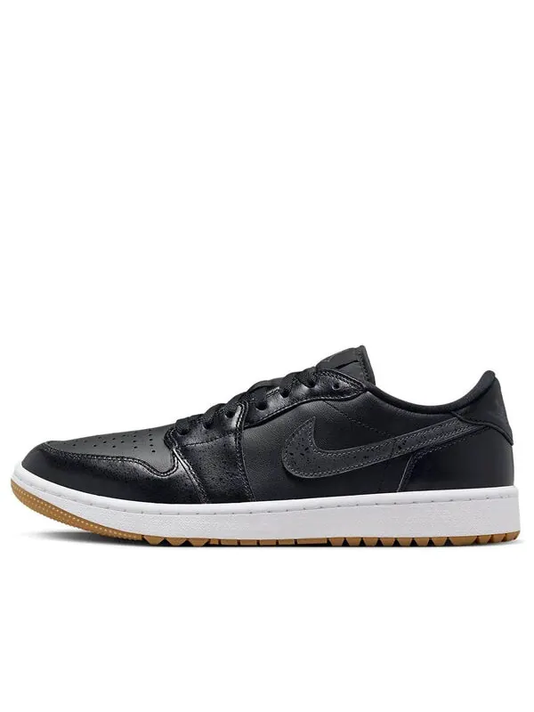 Кроссовки Air Jordan 1 Low Golf 'Black Gum' — изображение 1 из 4, черный//коричневый/белый