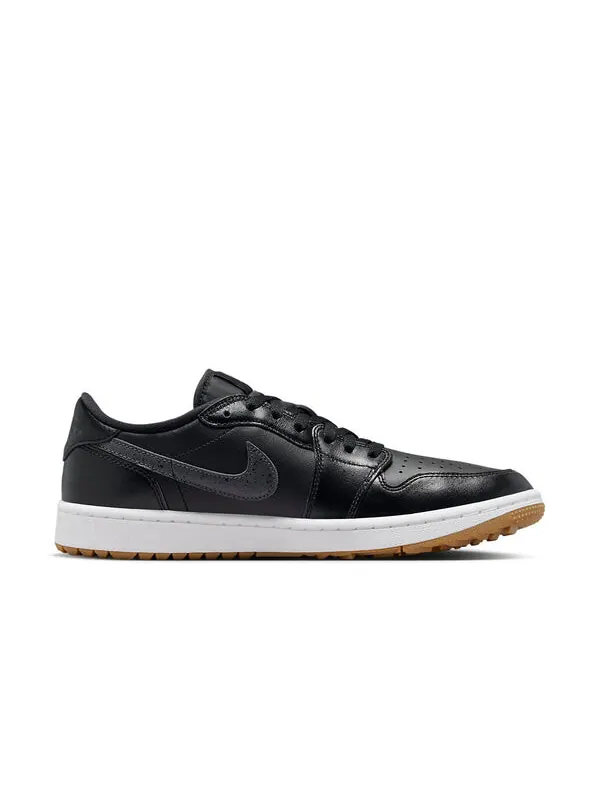 Кроссовки Air Jordan 1 Low Golf 'Black Gum' — изображение 2 из 4, черный//коричневый/белый