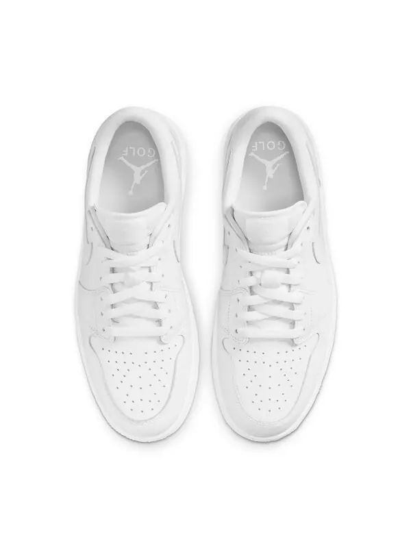 Кроссовки 1 low golf 'triple white' Air Jordan — изображение 4 из 4, белый