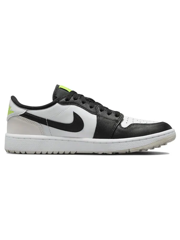Кроссовки Air Jordan 1 Low Golf 'Phantom Volt' — изображение 2 из 4, белый/черный