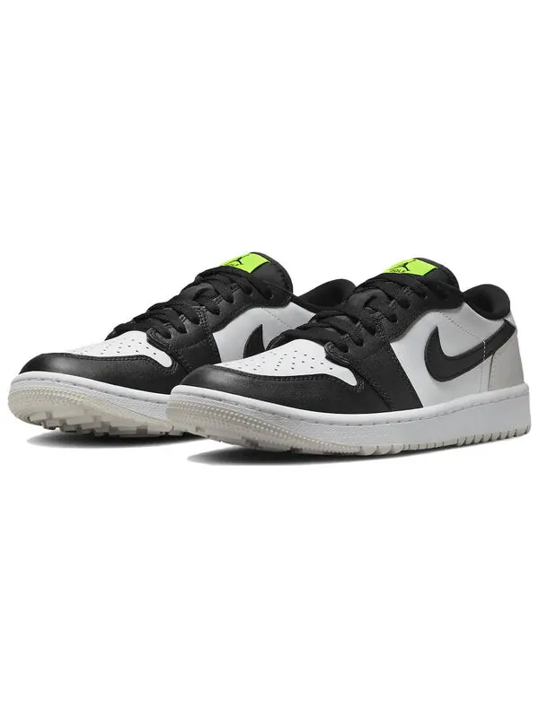 Кроссовки Air Jordan 1 Low Golf 'Phantom Volt' — изображение 3 из 4, белый/черный