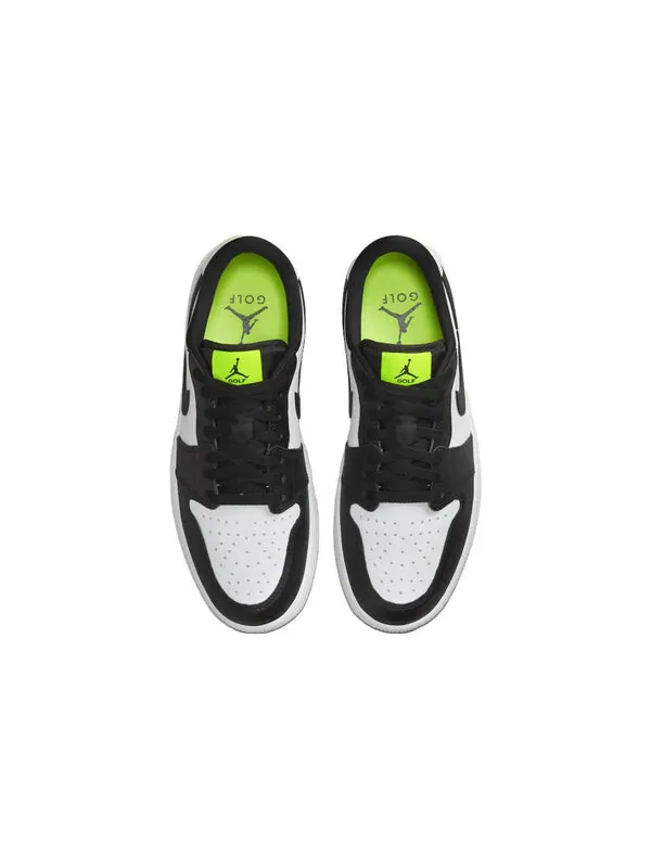 Кроссовки Air Jordan 1 Low Golf 'Phantom Volt' — изображение 4 из 4, белый/черный