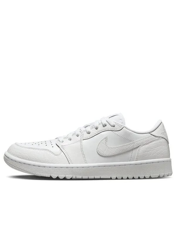 Кроссовки 1 low og golf 'white croc' Air Jordan — изображение 1 из 4, белый